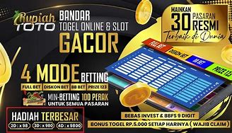 Slot Toto Togel Resmi Dan Aman Terpercaya