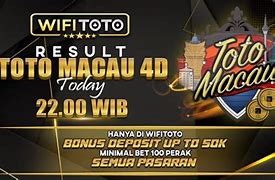 Toto Macau Hari Ini Togel Jam 13.00